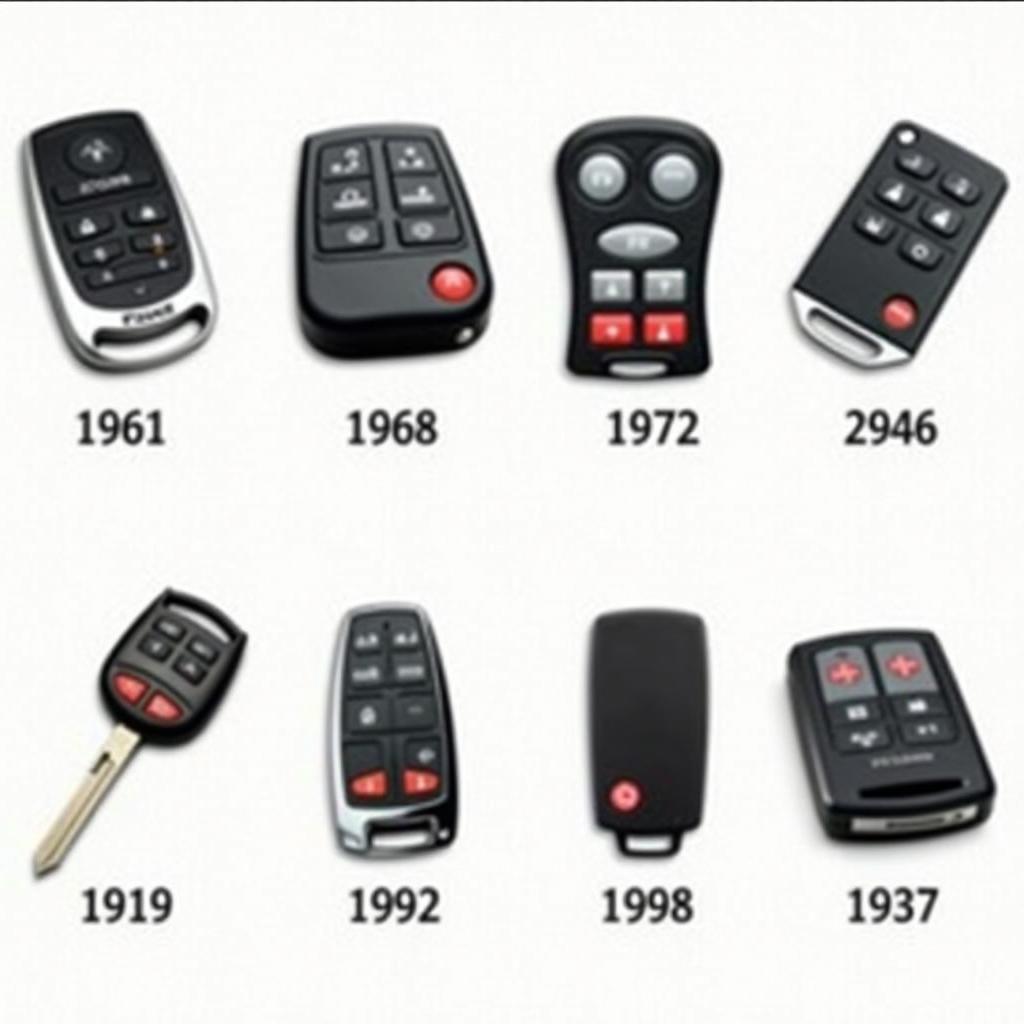 Different Chevy Key Fobs