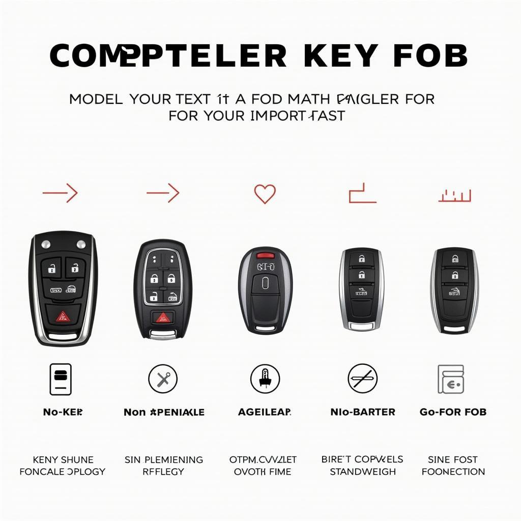 Different Chrysler Key Fobs