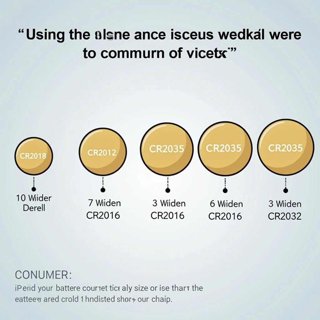 Comparison of Different CR Battery Sizes for Key Fobs