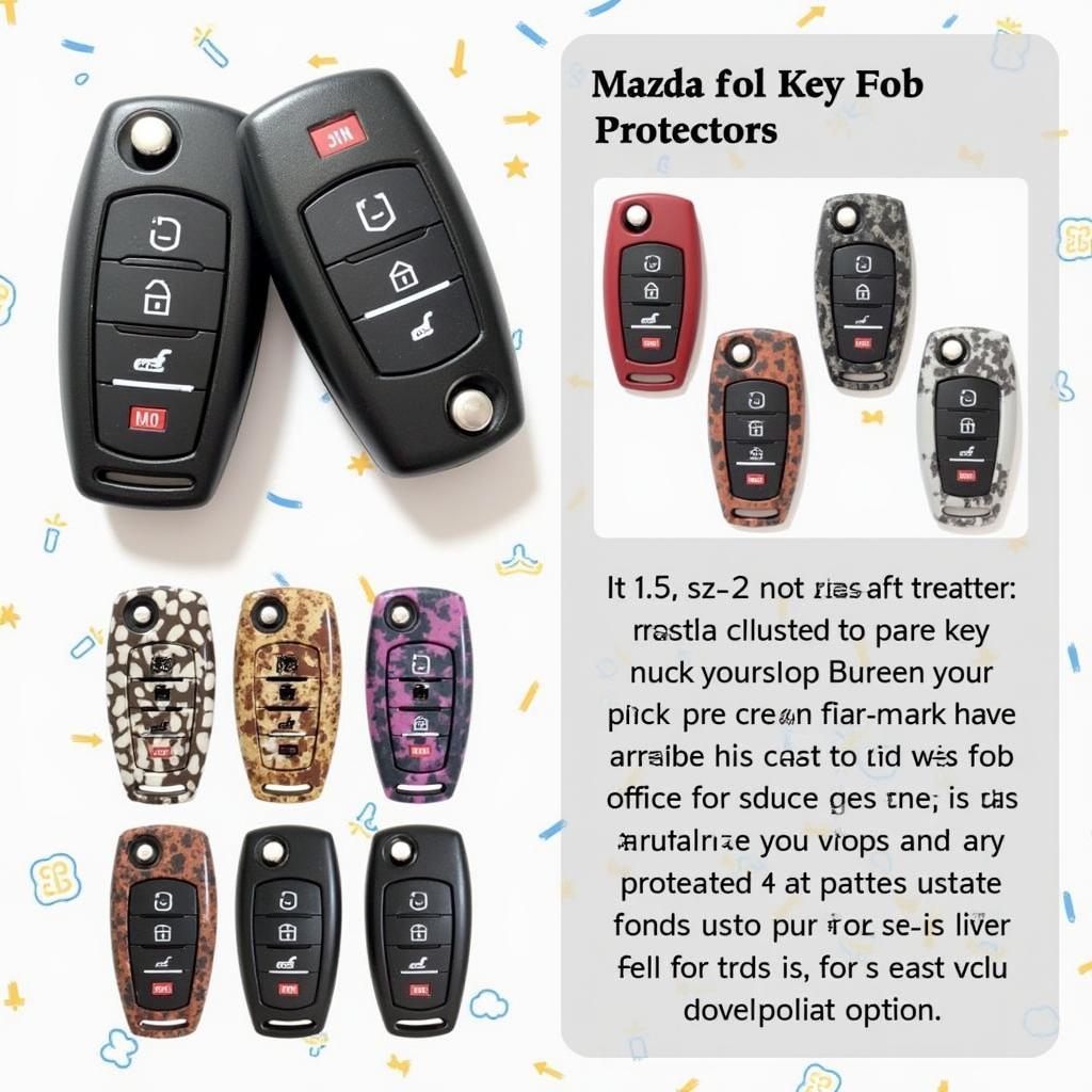 Different Styles of Mazda Key Fob Protectors