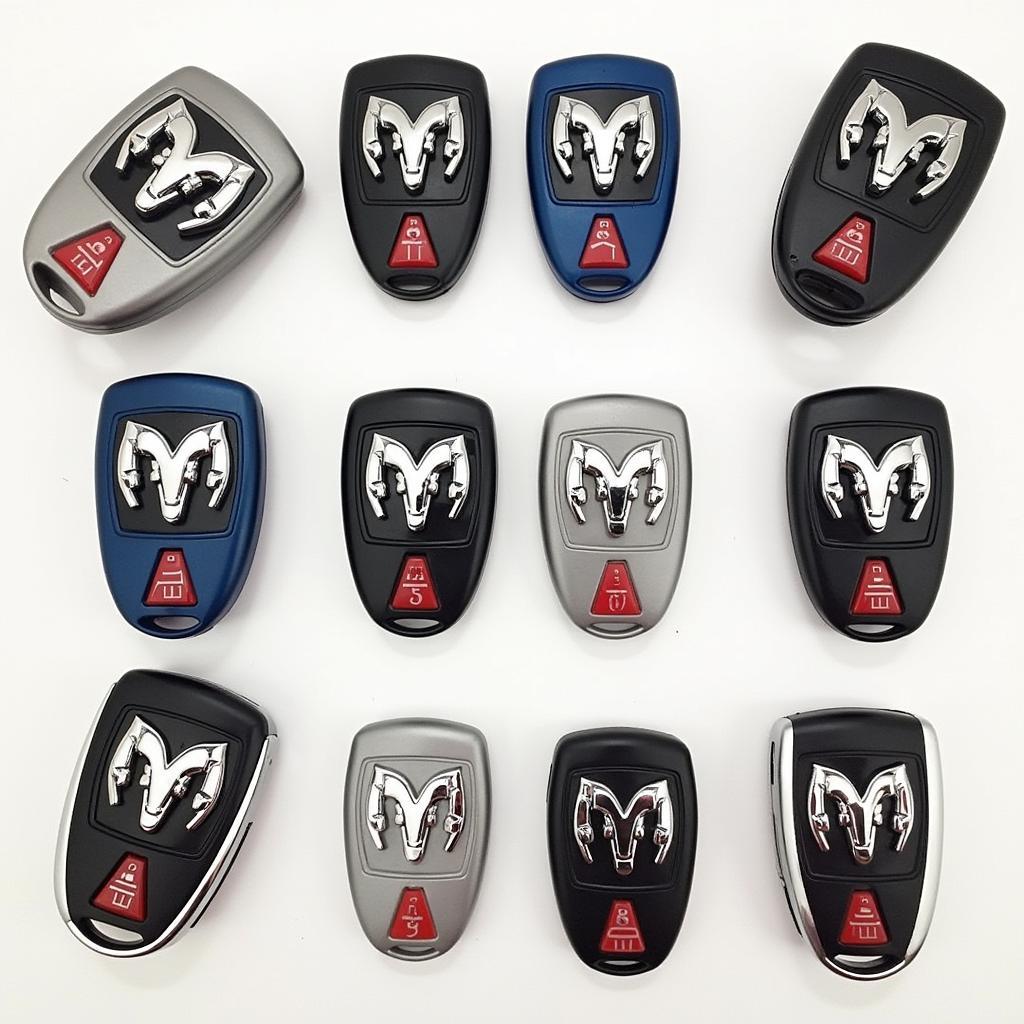 Variety of Ram Key Fob Shells