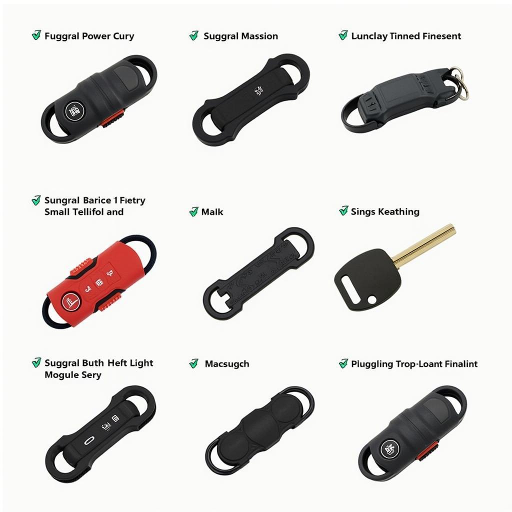 Different Rugged Jeep Key Fobs