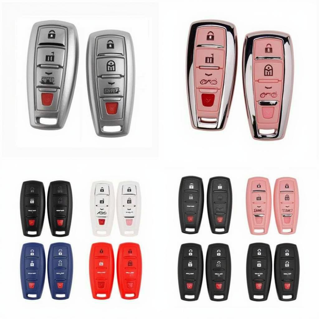 Different Silicone Key Fob Covers for VW GTI