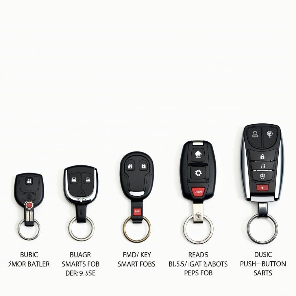 Different Types of Buick Key Fobs