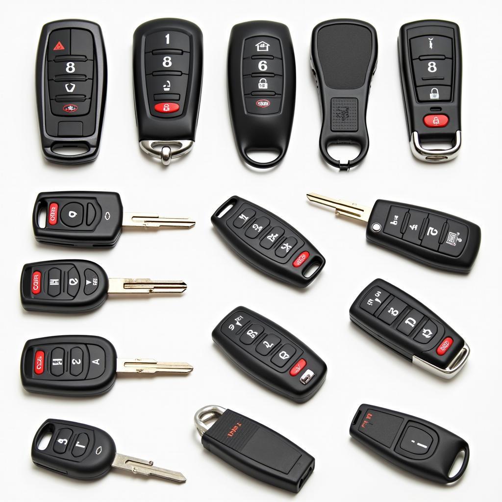 Different Types of Chrysler Key Fobs