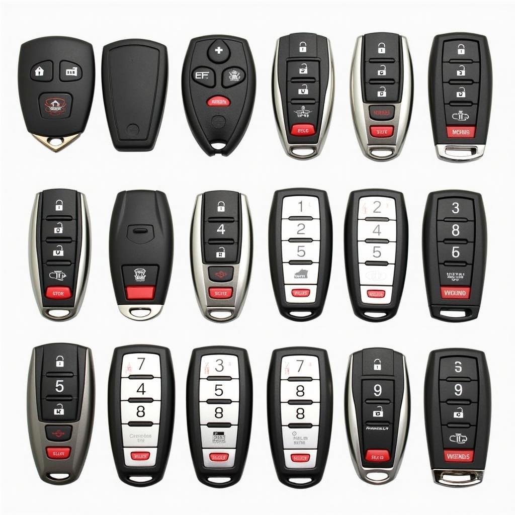 Different Types of Honda Key Fobs