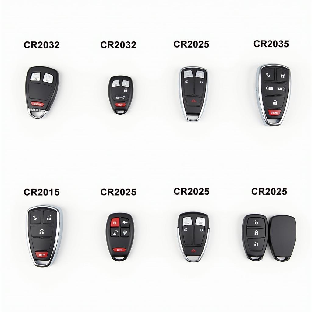 Various Key Fob Batteries and Their Sizes