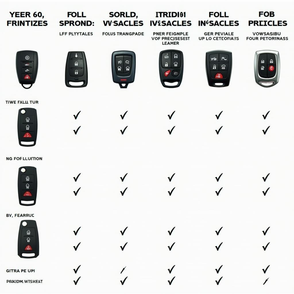 Different Types of VW Key Fobs