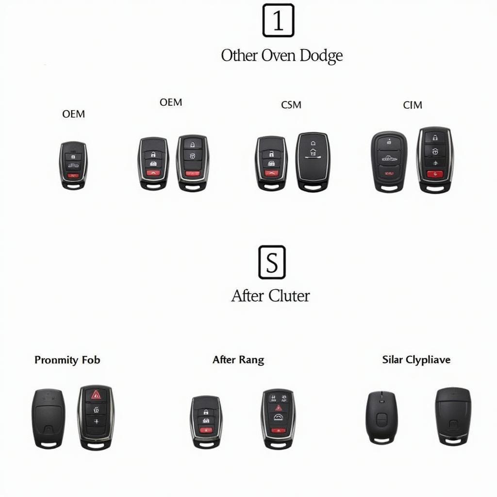 Dodge Avenger 2014 Key Fob Types: OEM, Aftermarket, and Smart Key Options