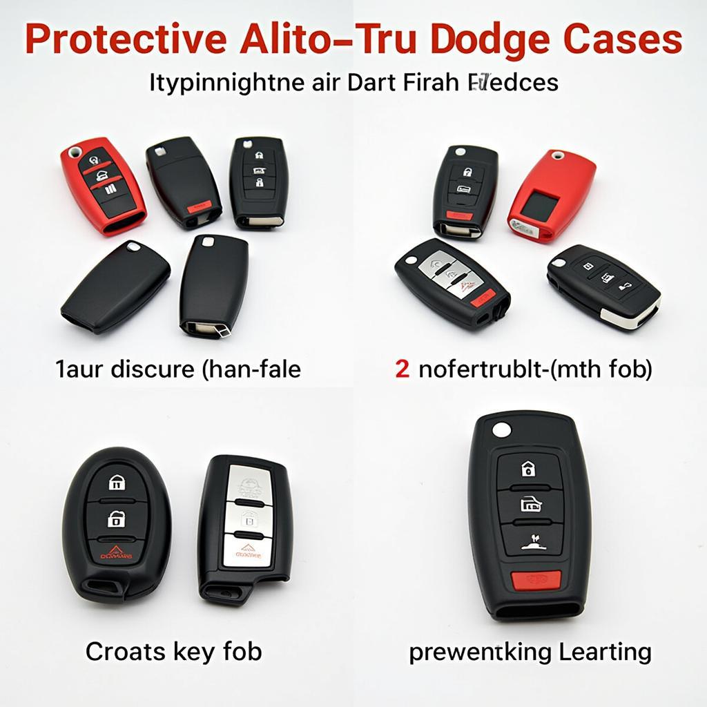 Protective case for a Dodge Dart key fob