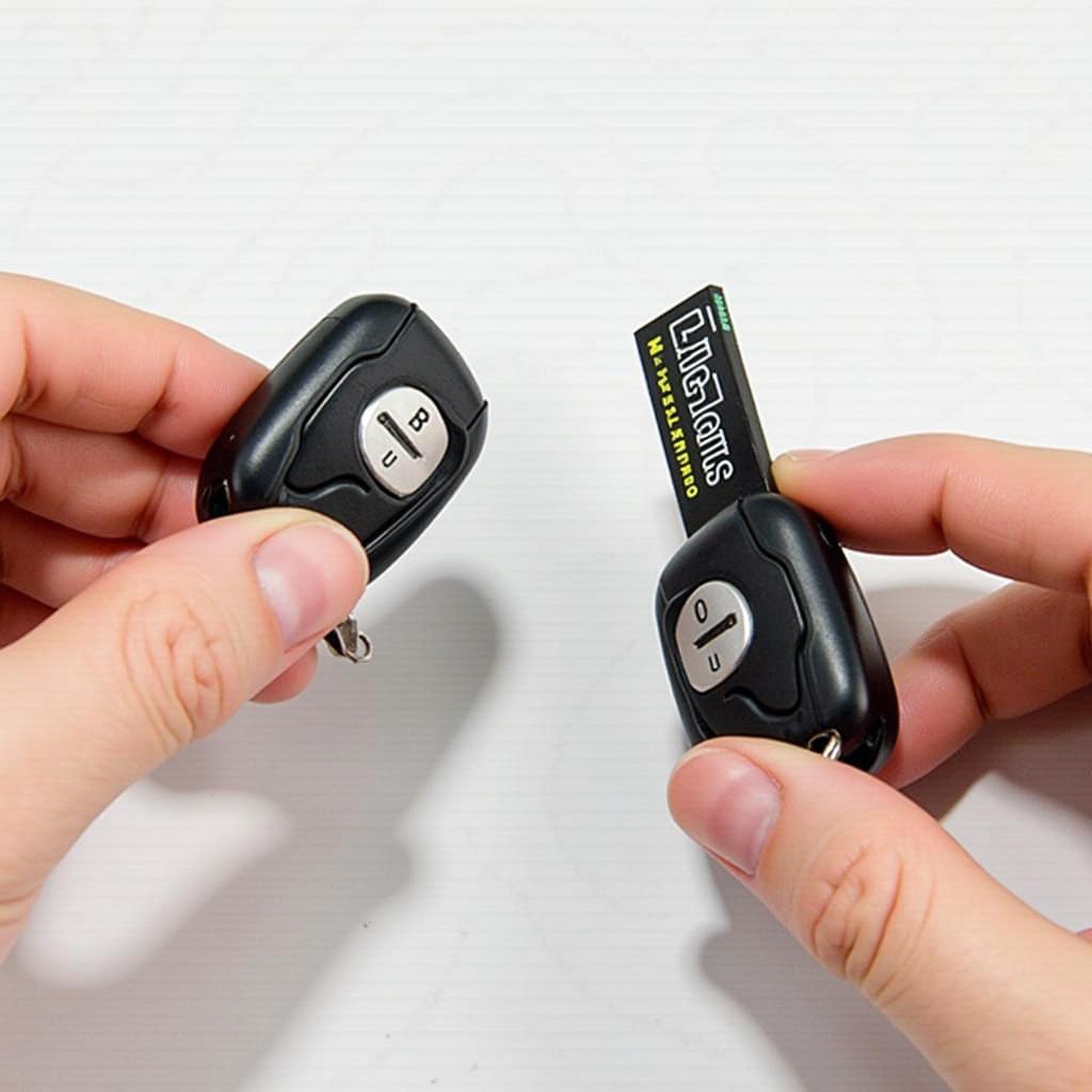 Dodge Key Fob Battery Installation