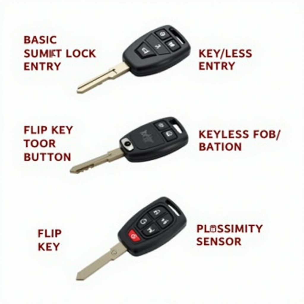 Dodge Ram 1500 Key Fob Types