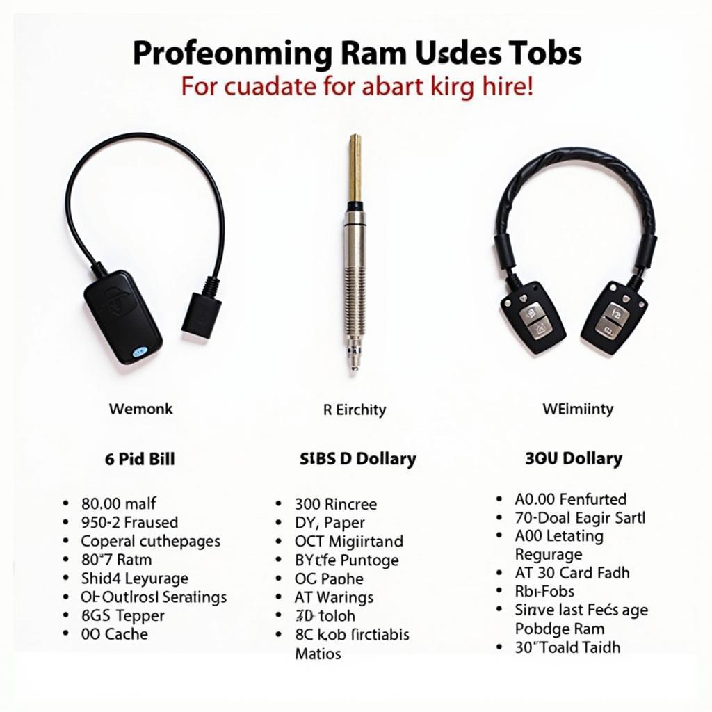 Diagnostic Tools for Dodge Ram Key Fob Programming