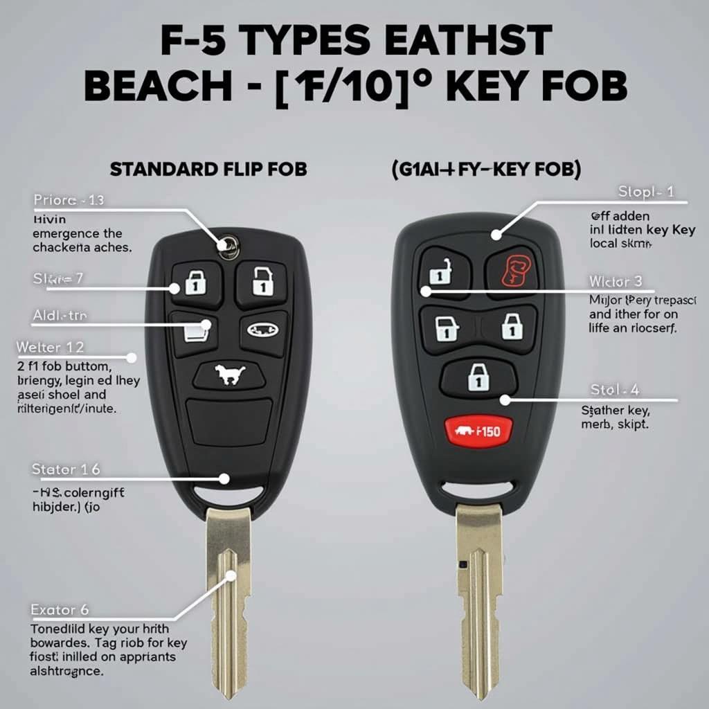 Identifying Ford F-150 Key Fob Types