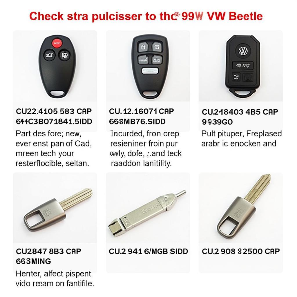 Finding the Right 1999 VW Beetle Key Fob Replacement - Compatibility Guide