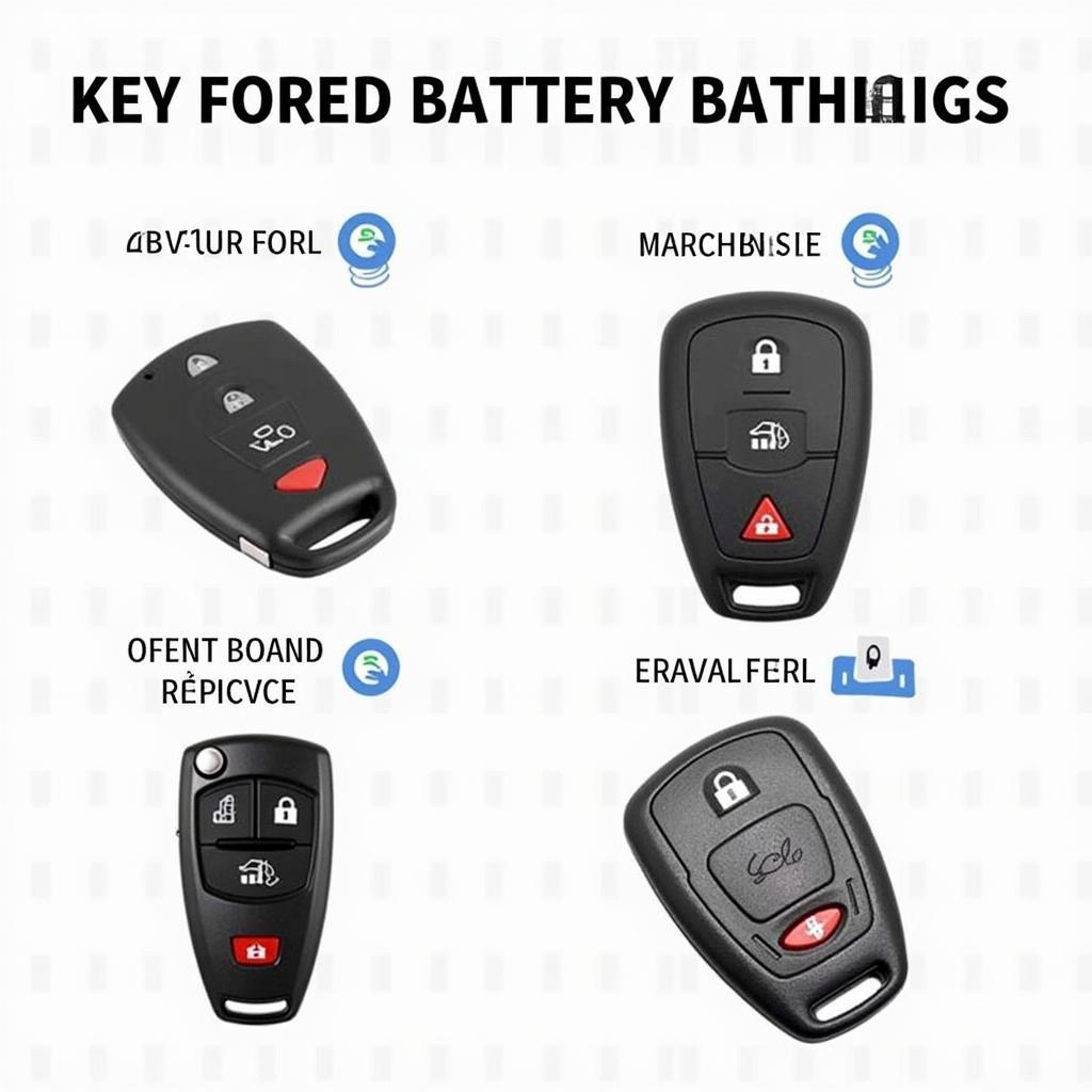 Ford Explorer Key Fob Battery Types and Compatibility