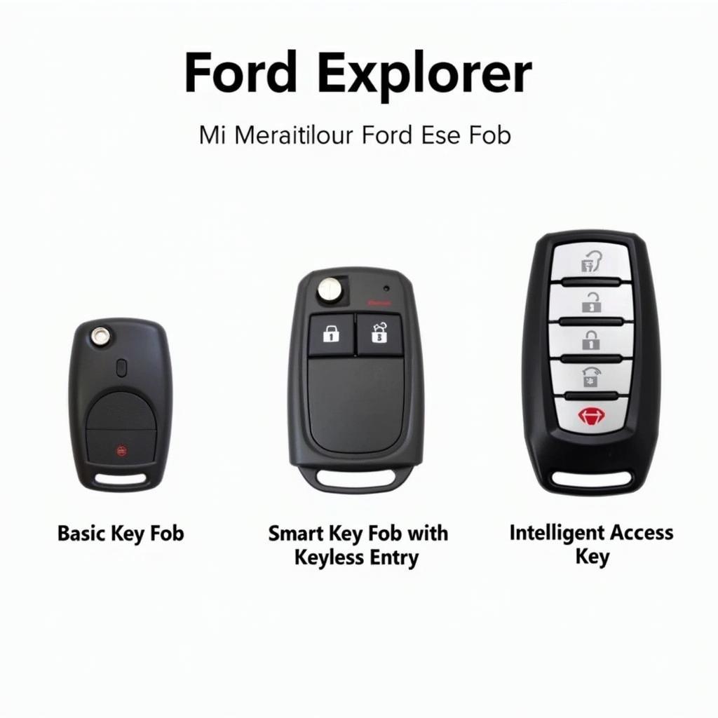 Different Types of Ford Explorer Key Fobs