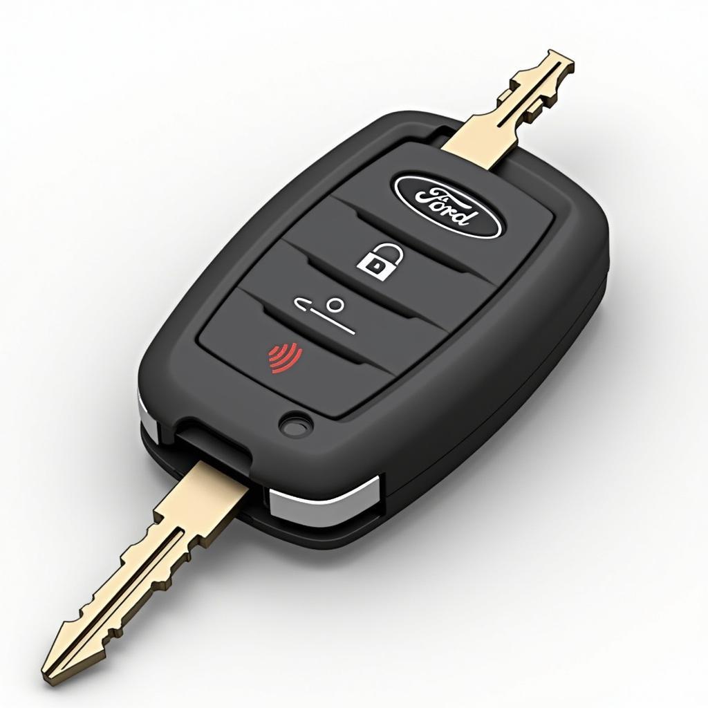 Ford F150 Key Fob Hidden Key Release Mechanism