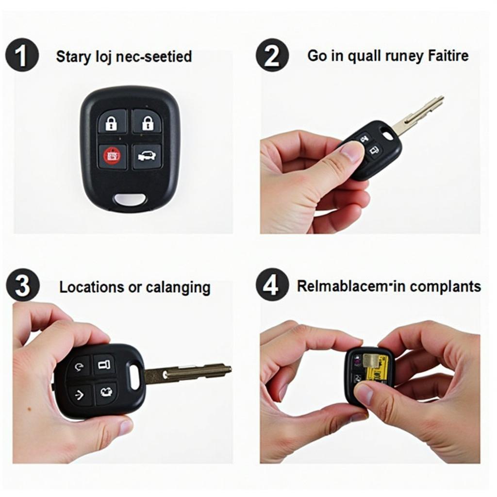 Ford F250 Key Fob Battery Replacement Steps