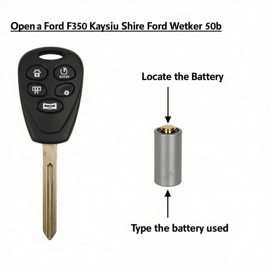 Ford F350 Key Fob Battery Replacement Steps