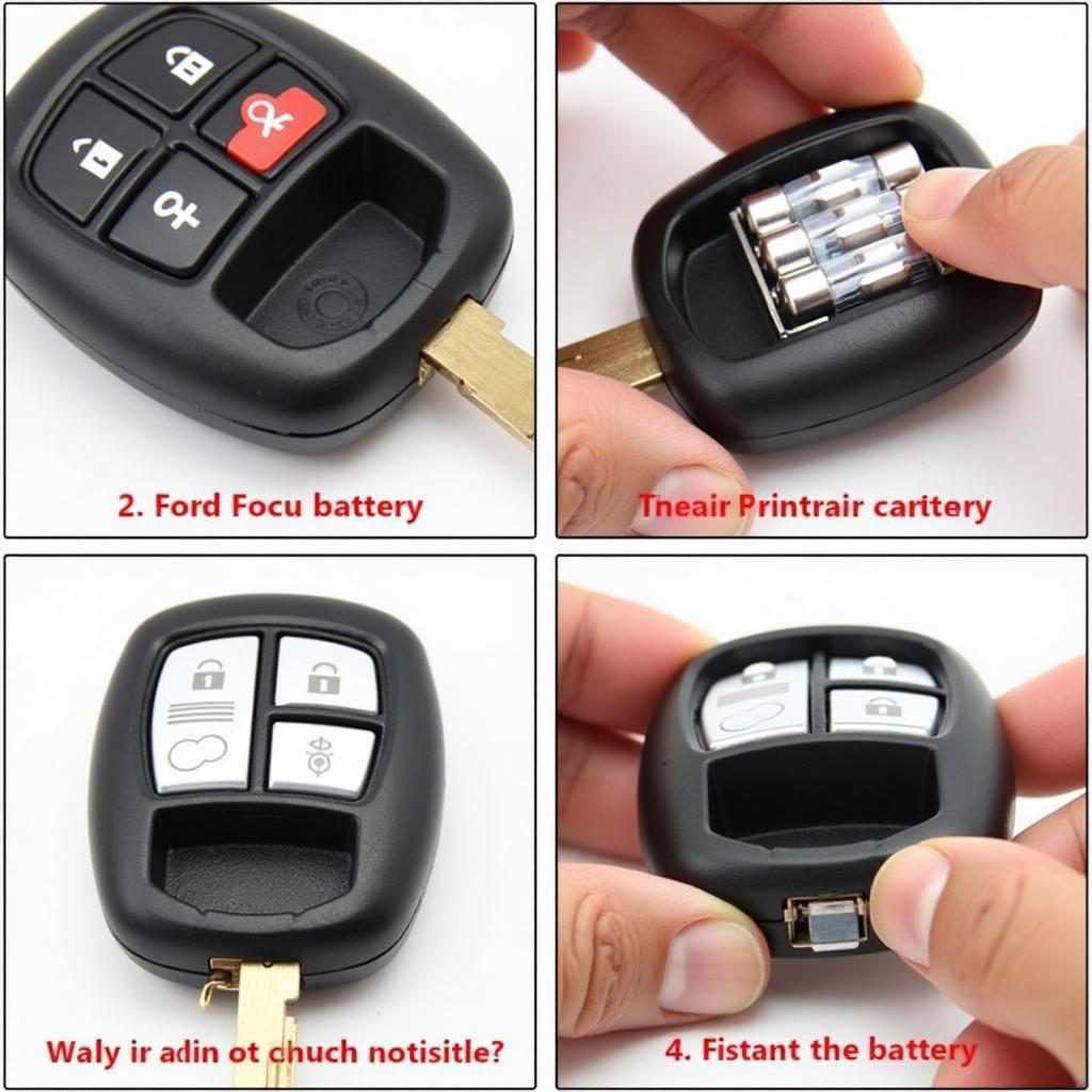 Replacing the Battery in a Ford Focus Key Fob