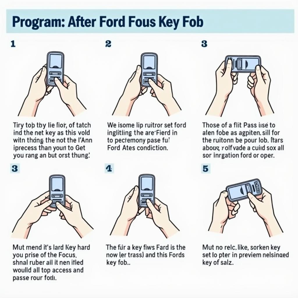 Programming a Ford Focus key fob