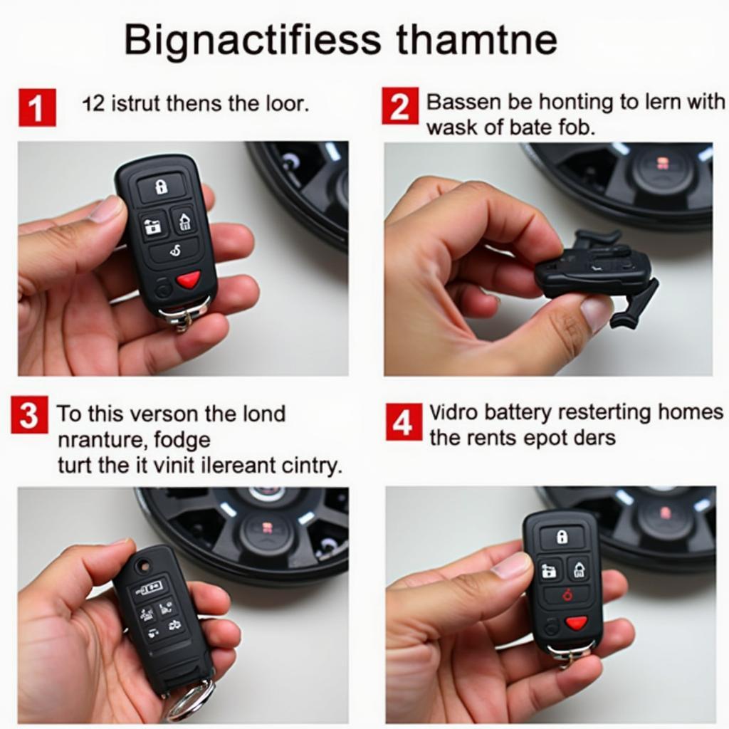 Ford Focus Key Fob Reassembling Process