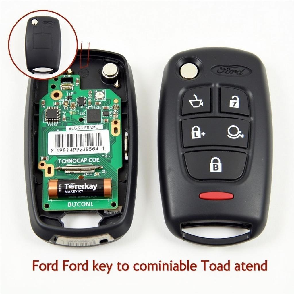 Ford Key Fob Internal Components