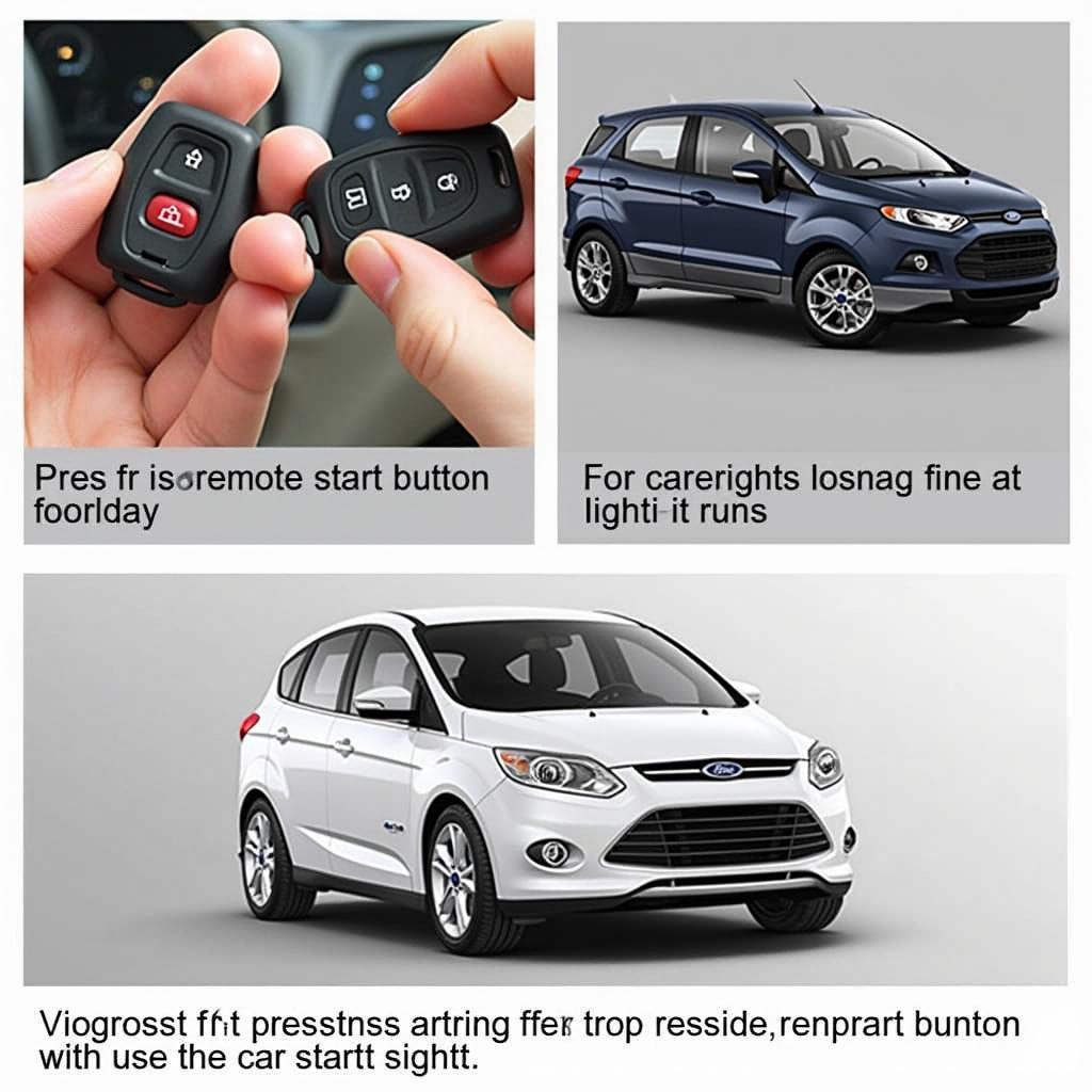 Using the Remote Start Feature on a Ford Key Fob