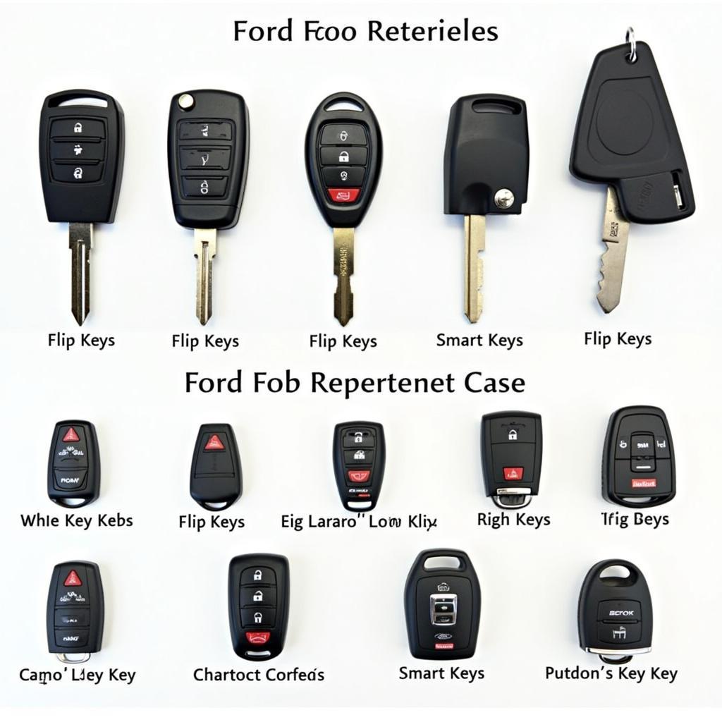 Ford Key Fob Replacement Case Variety