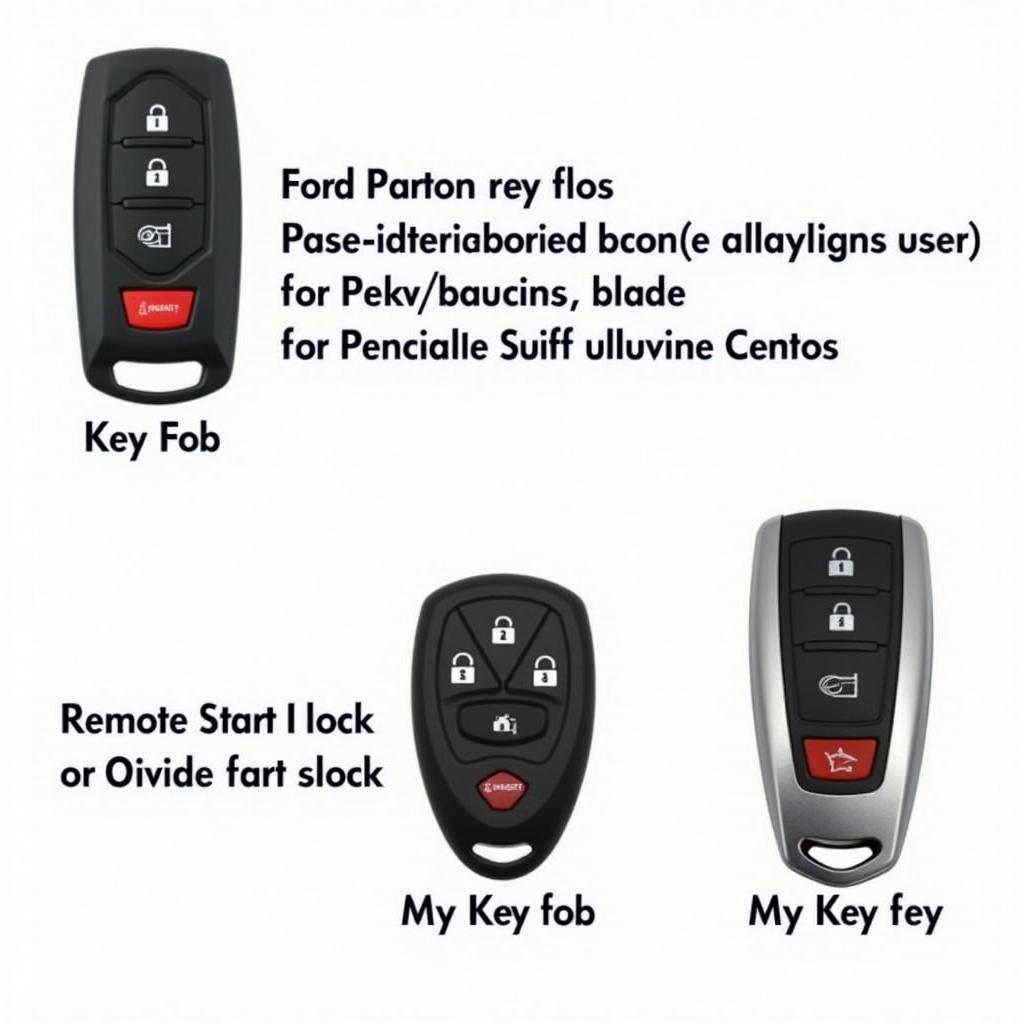 Ford Mustang Replacement Key Fob Types