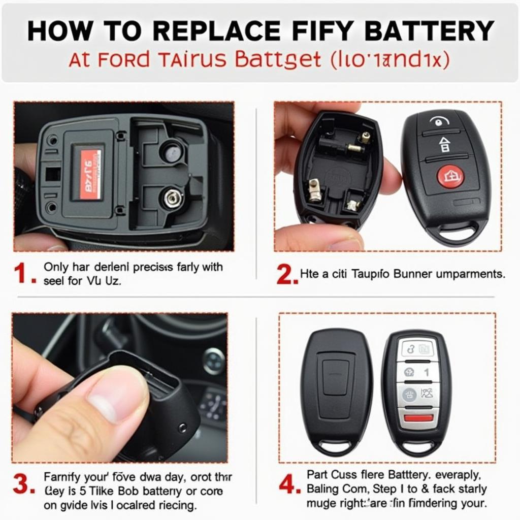 Ford Taurus Key Fob Battery Replacement