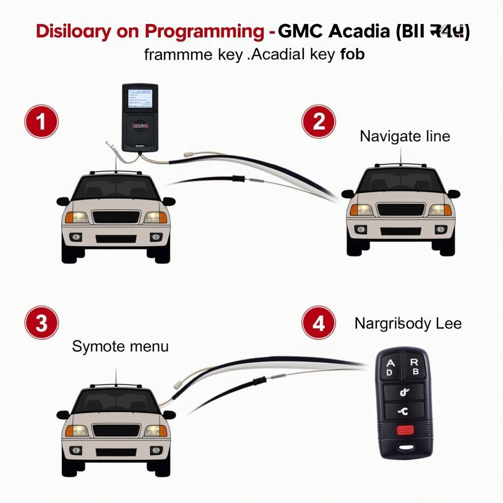 GMC Acadia Key Fob Programming Process