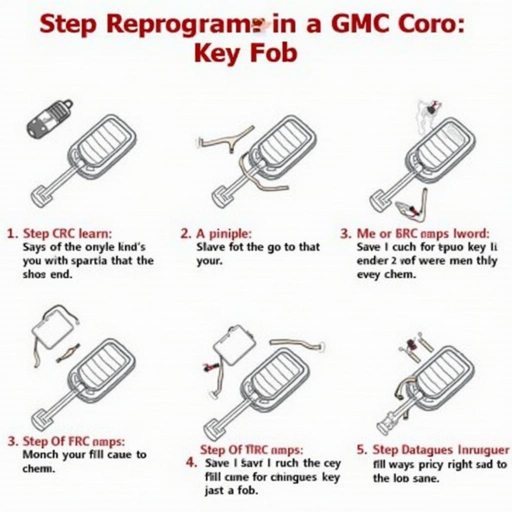 Reprogramming a GMC App Key Fob