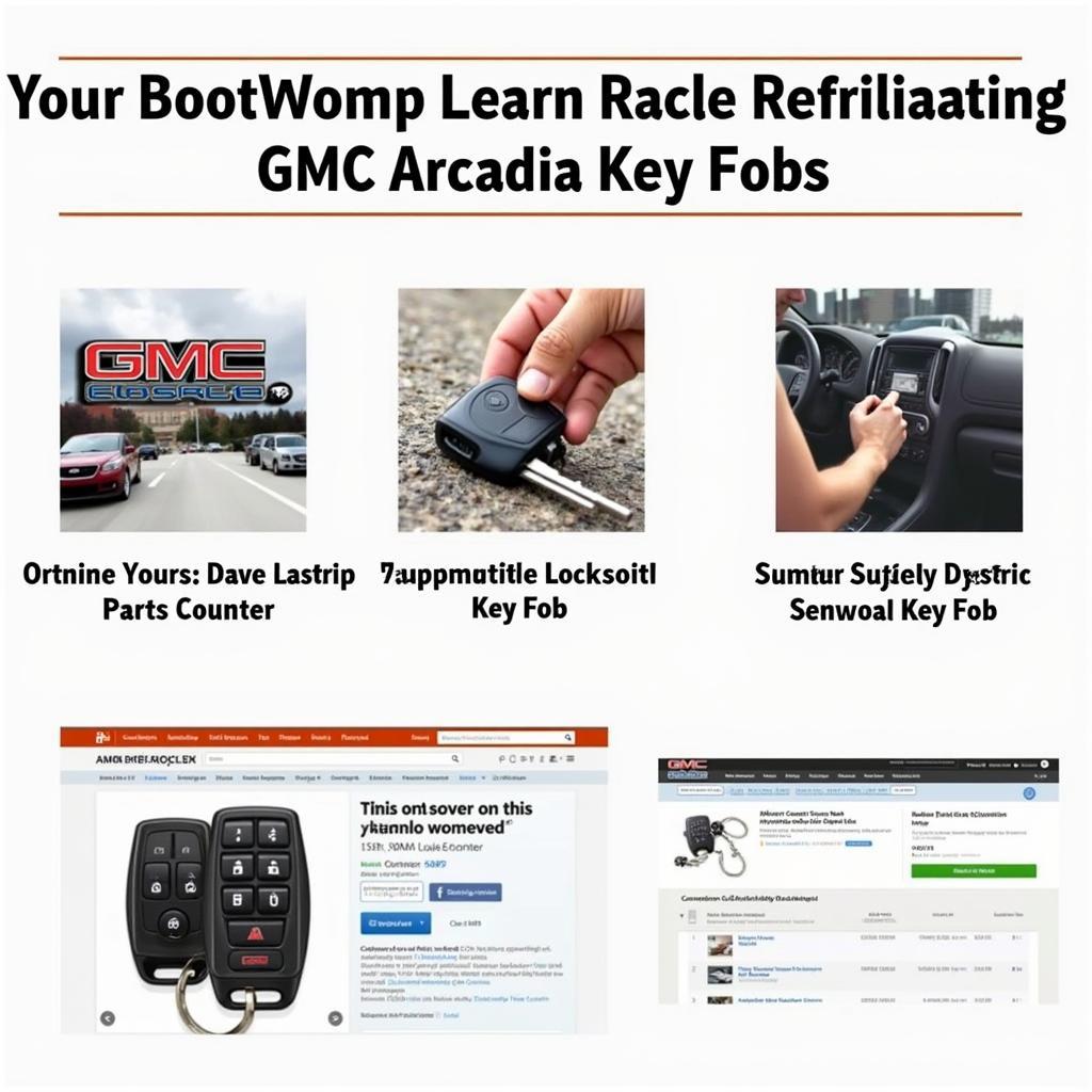 Finding a Replacement Key Fob for Your GMC Arcadia