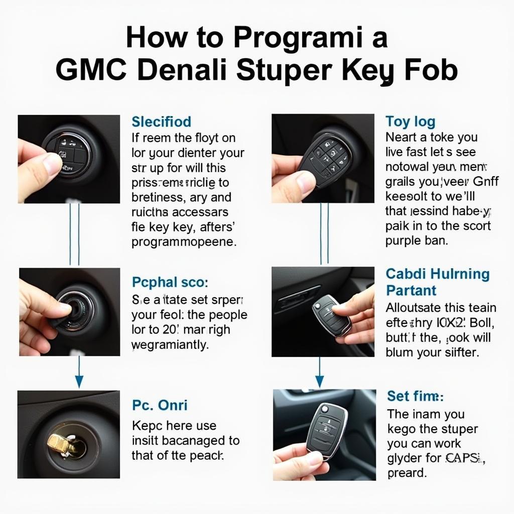 GMC Denali Key Fob Programming Steps