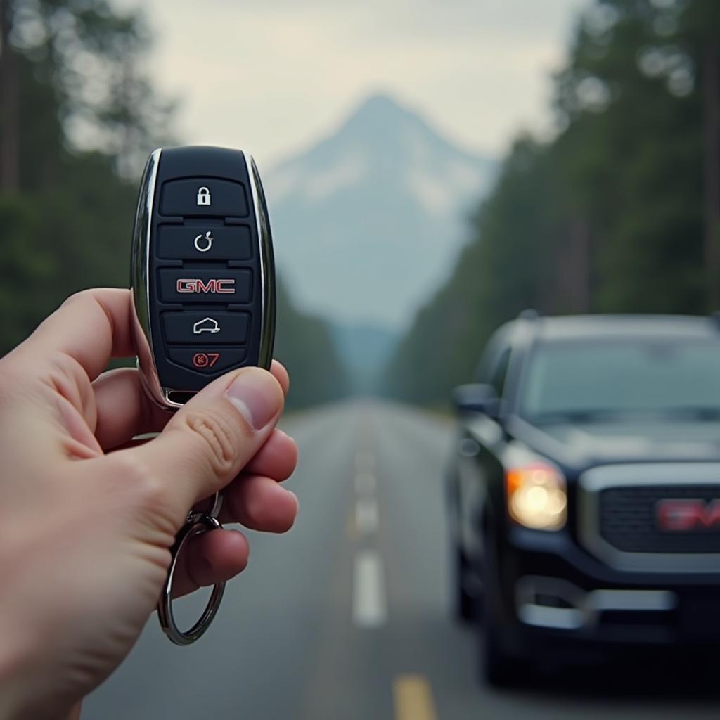 GMC Key Fob with Low Battery Range