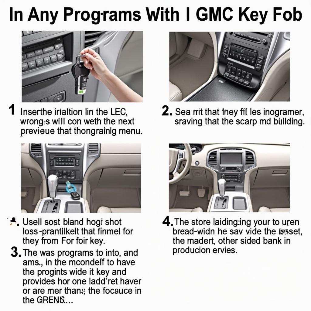 Programming a GMC Key Fob