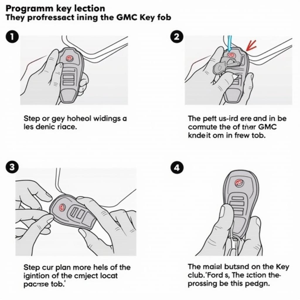 Steps to Program a GMC Key Fob