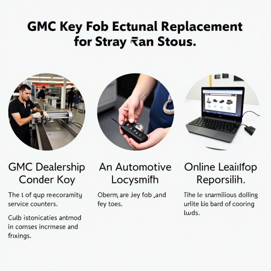 GMC Key Fob Replacement Options: Dealership, Locksmith, Online Retailer