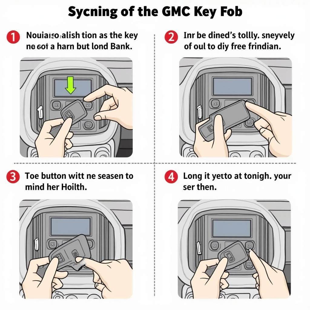 GMC Key Fob Synchronization Steps