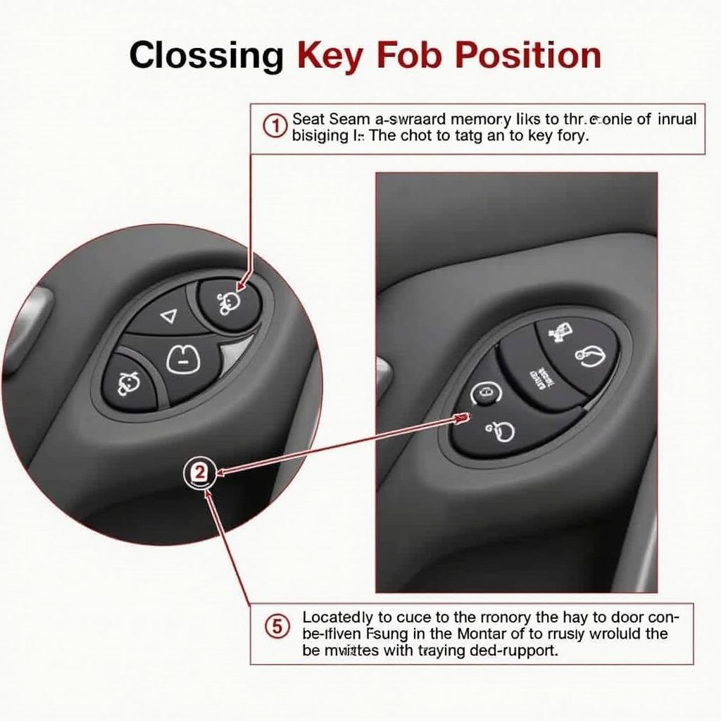 GMC Sierra Key Fob Programming Buttons