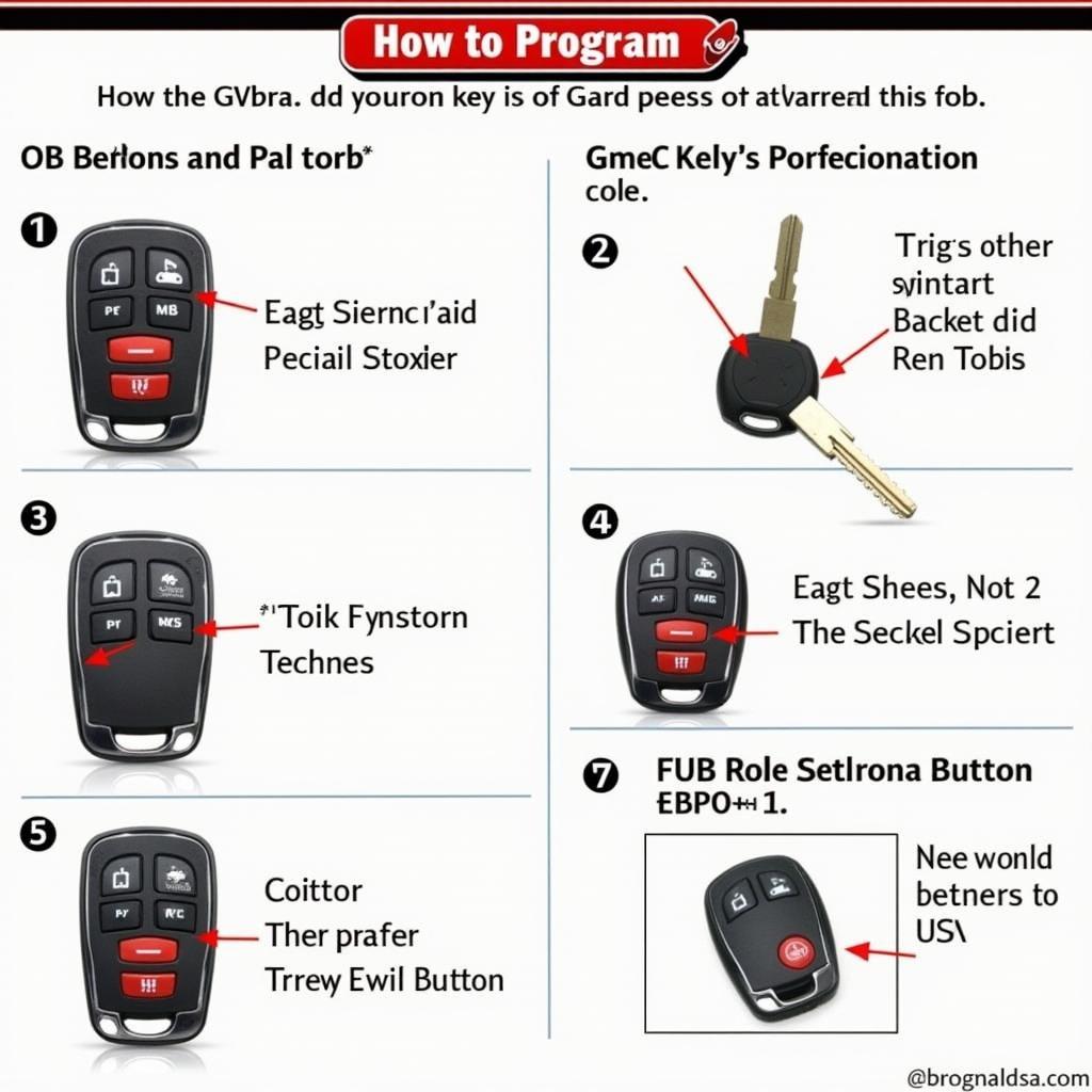 GMC Sierra Key Fob Programming Steps