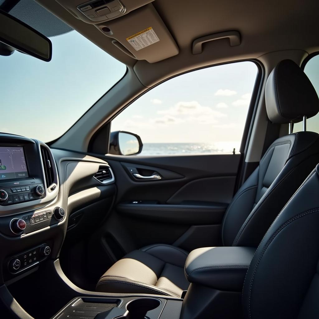 GMC Terrain Interior with Windows Down