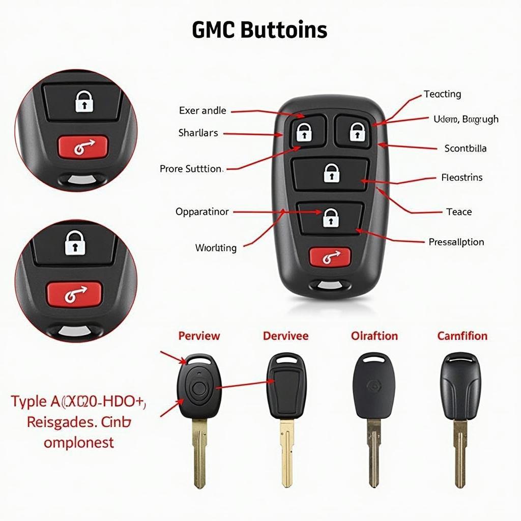 GMC Terrain Key Fob Buttons Functions