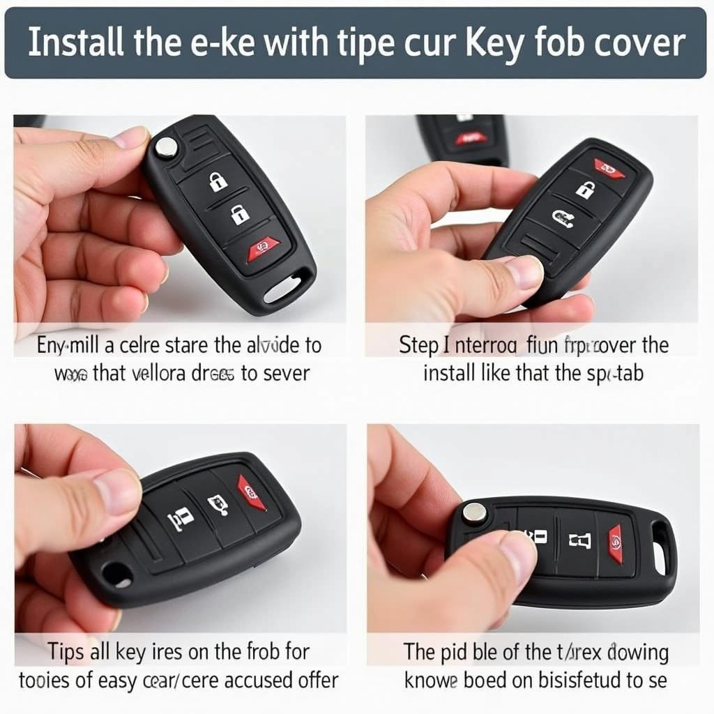 Installing GMC Terrain Key Fob Cover