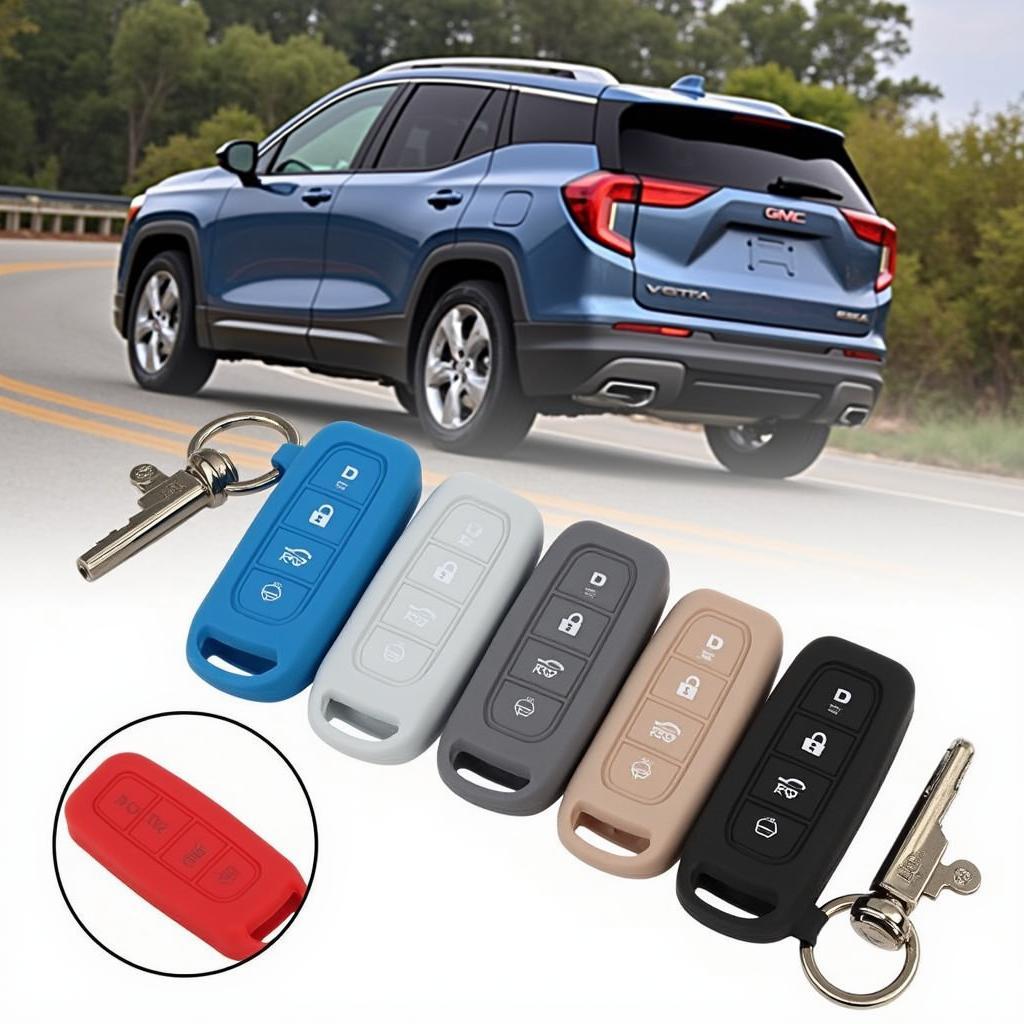 Silicone GMC Terrain Key Fob Cover