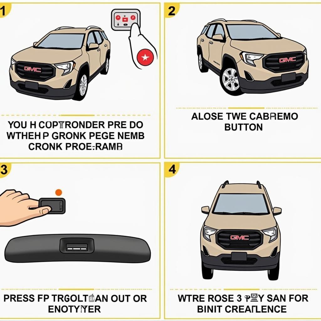 GMC Terrain Remote Start Step-by-Step Procedure