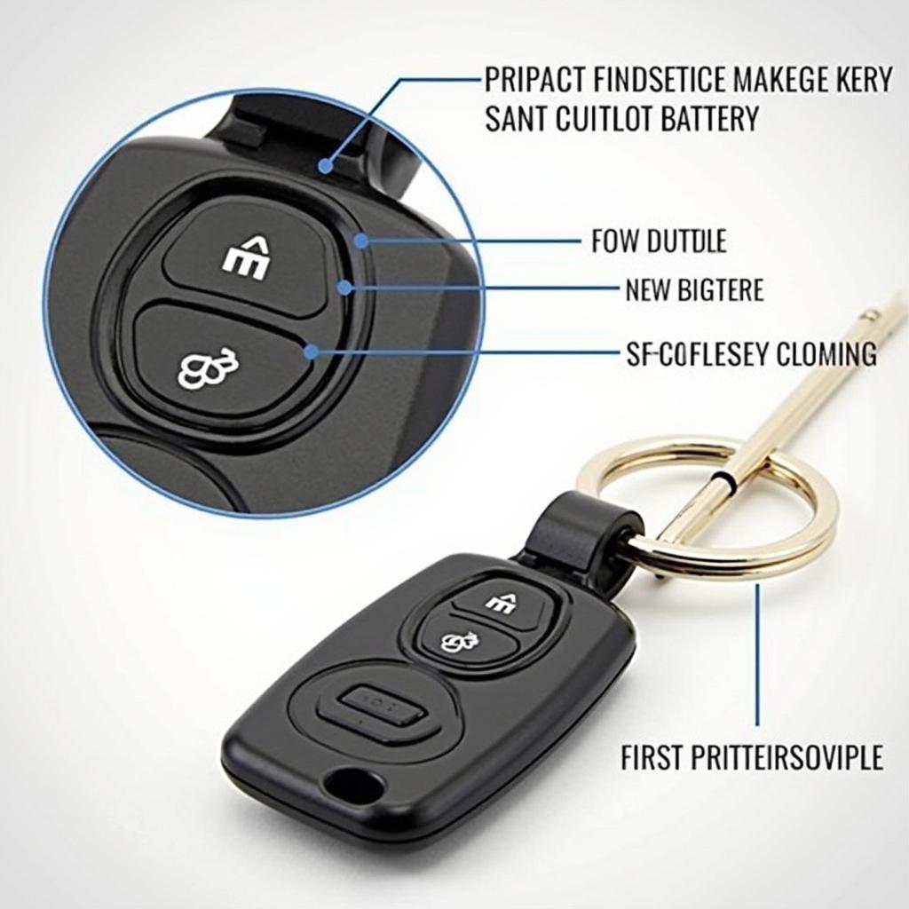 GMC Yukon Key Fob Reassembled