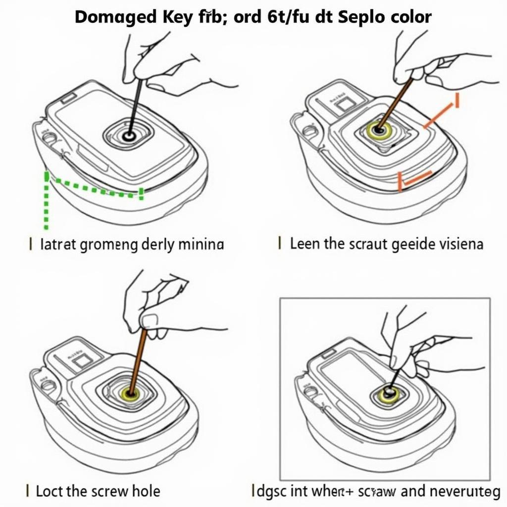 Disassembling a Honda Accord Key Fob and Replacing the Screw